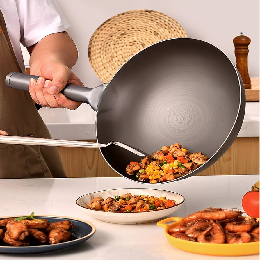 チタン製中華鍋 チタン中華鍋