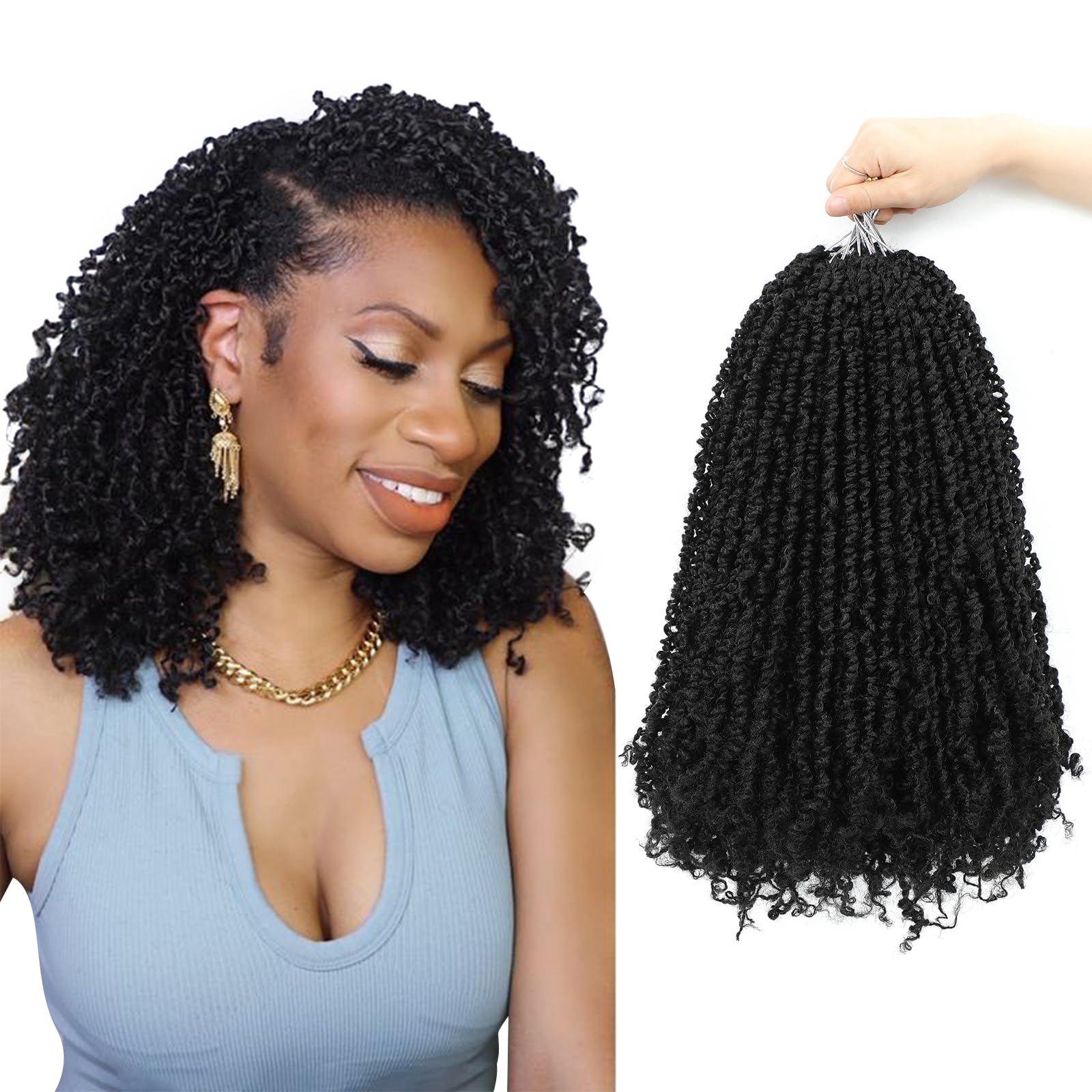 Amazon.com : Yanky Twist Crochet Hair 12 Inch Crochet Yanky Twist