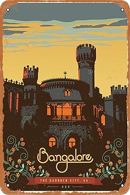 Kilburn Bangalore The Garnden City Retro Creativo Decoracion De