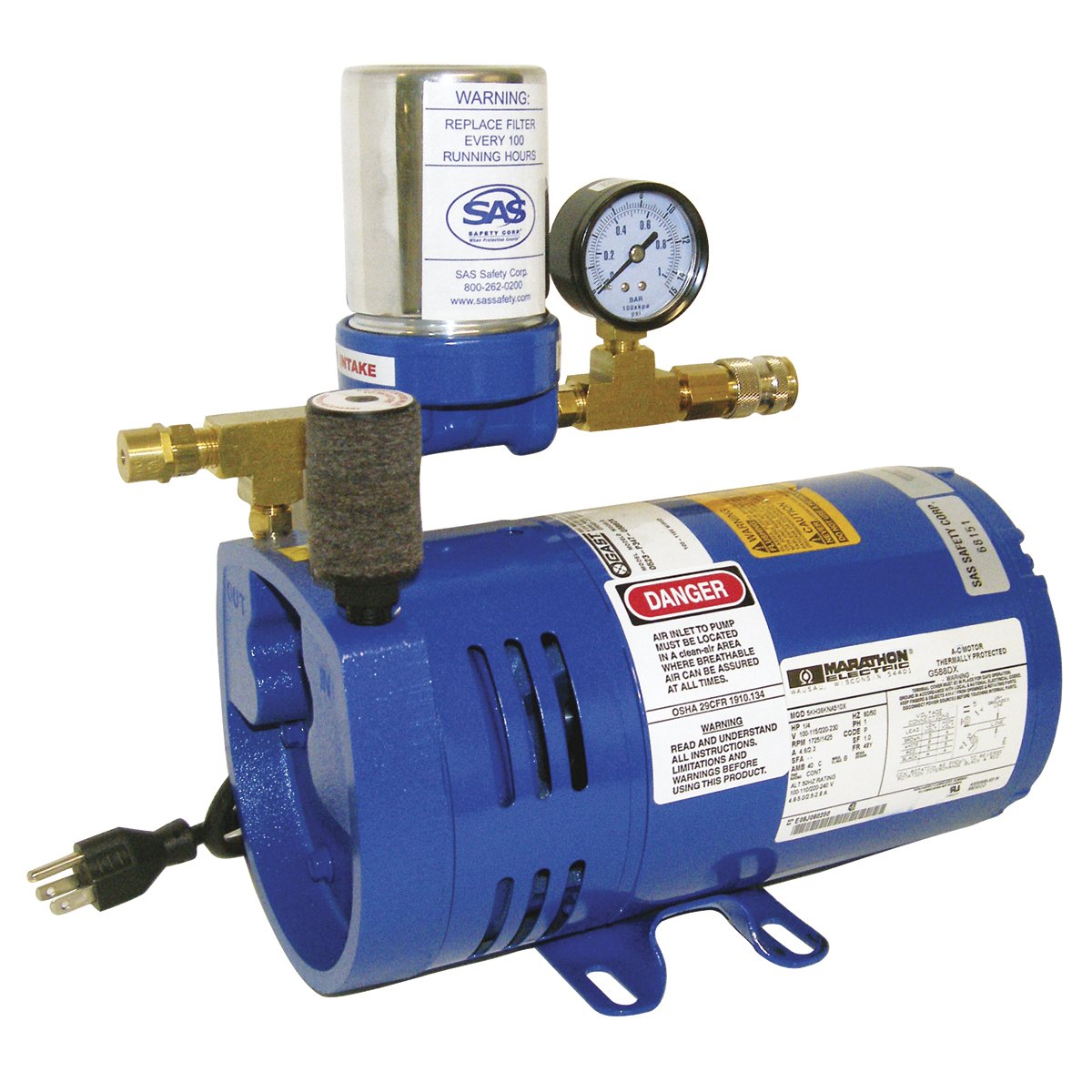 SAS Safety 980500 1/4HP OilLess Air Pump Amazon.in Home & Kitchen