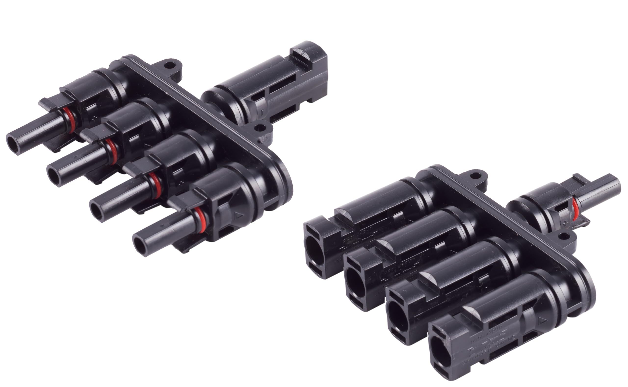 Adaptateur en T PV4 4/1 IP68 étanche et résistant 1,5 kV pour raccordement en parallèle