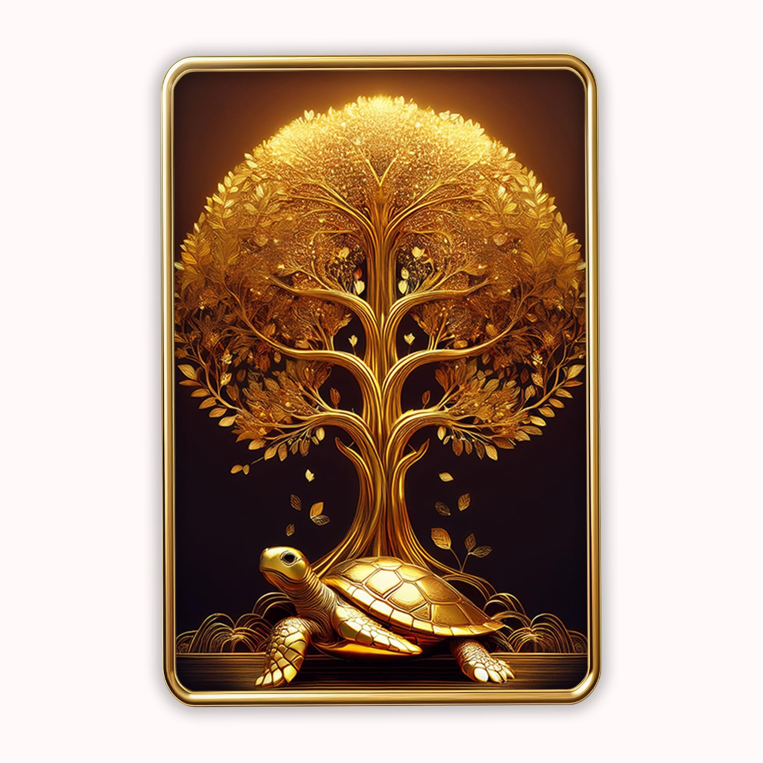 Vastu Money Tree Wall Painting - Bring Good Fortune -29