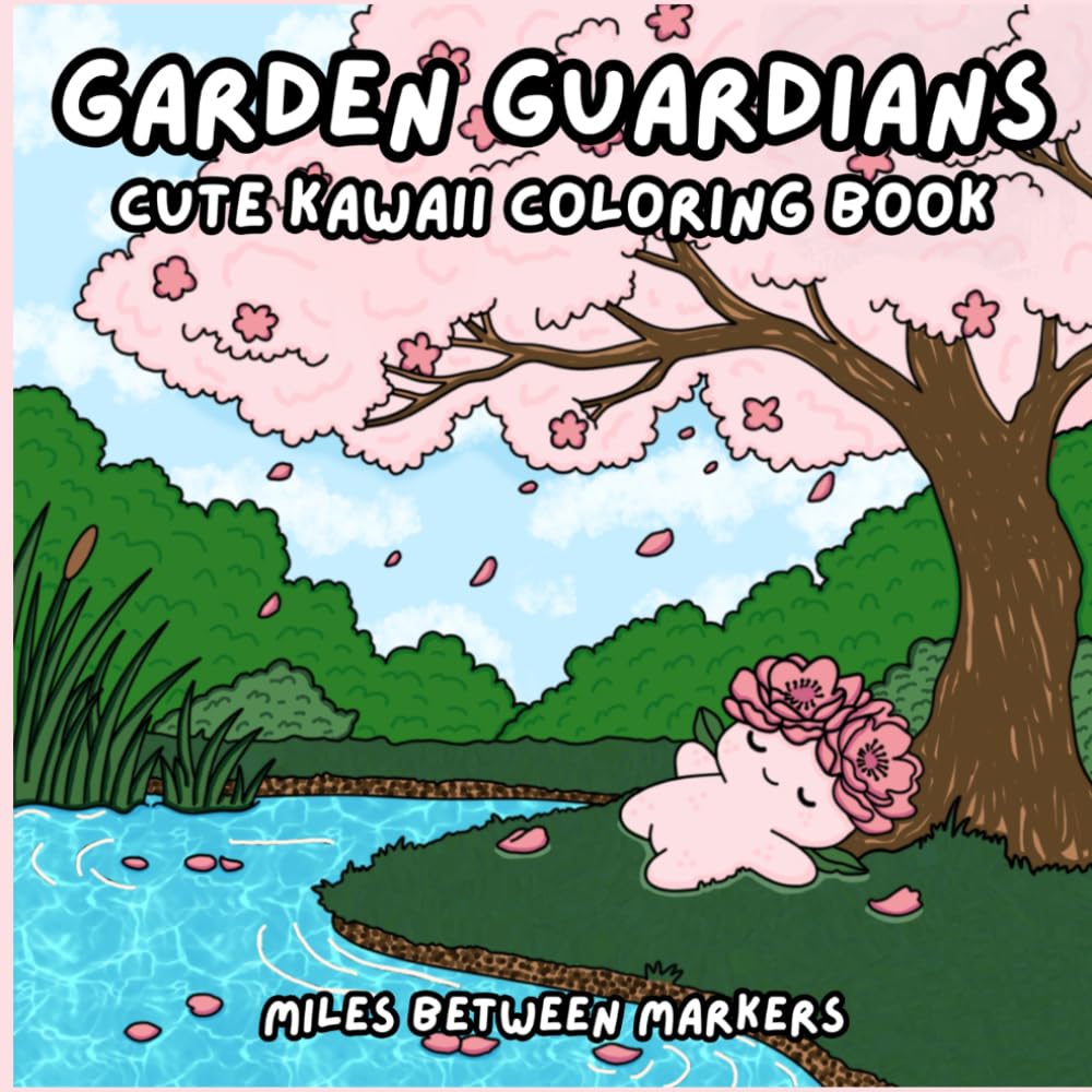 Garden Guardians: A Cute Kawaii Coloring Book
