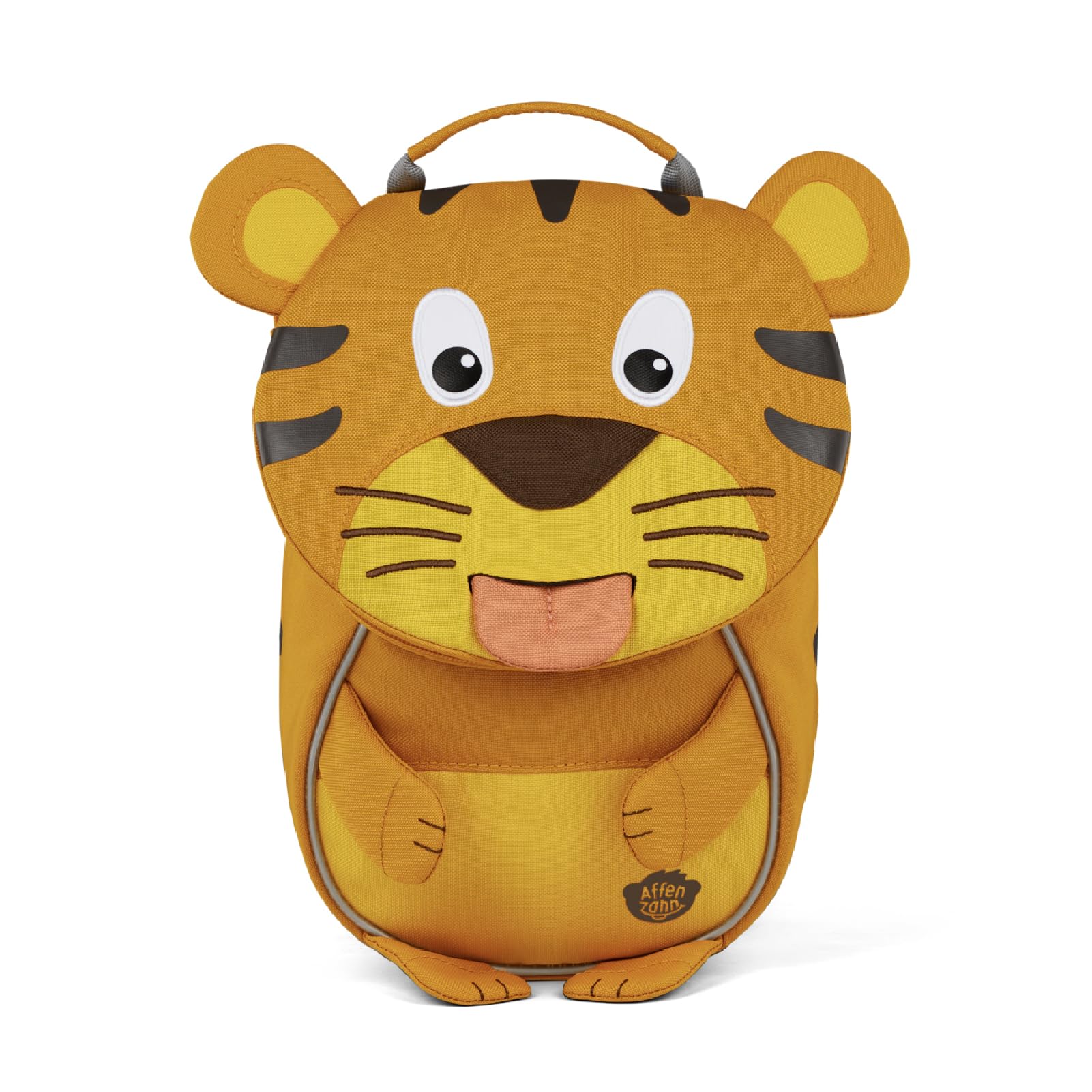 Affenzahn - Small Friend - Young Kids/Toddler Mini Animal Backpack - For Daycare, Preschool & Travel - Pull-Out Tongue & Reflective - Water-Repellant