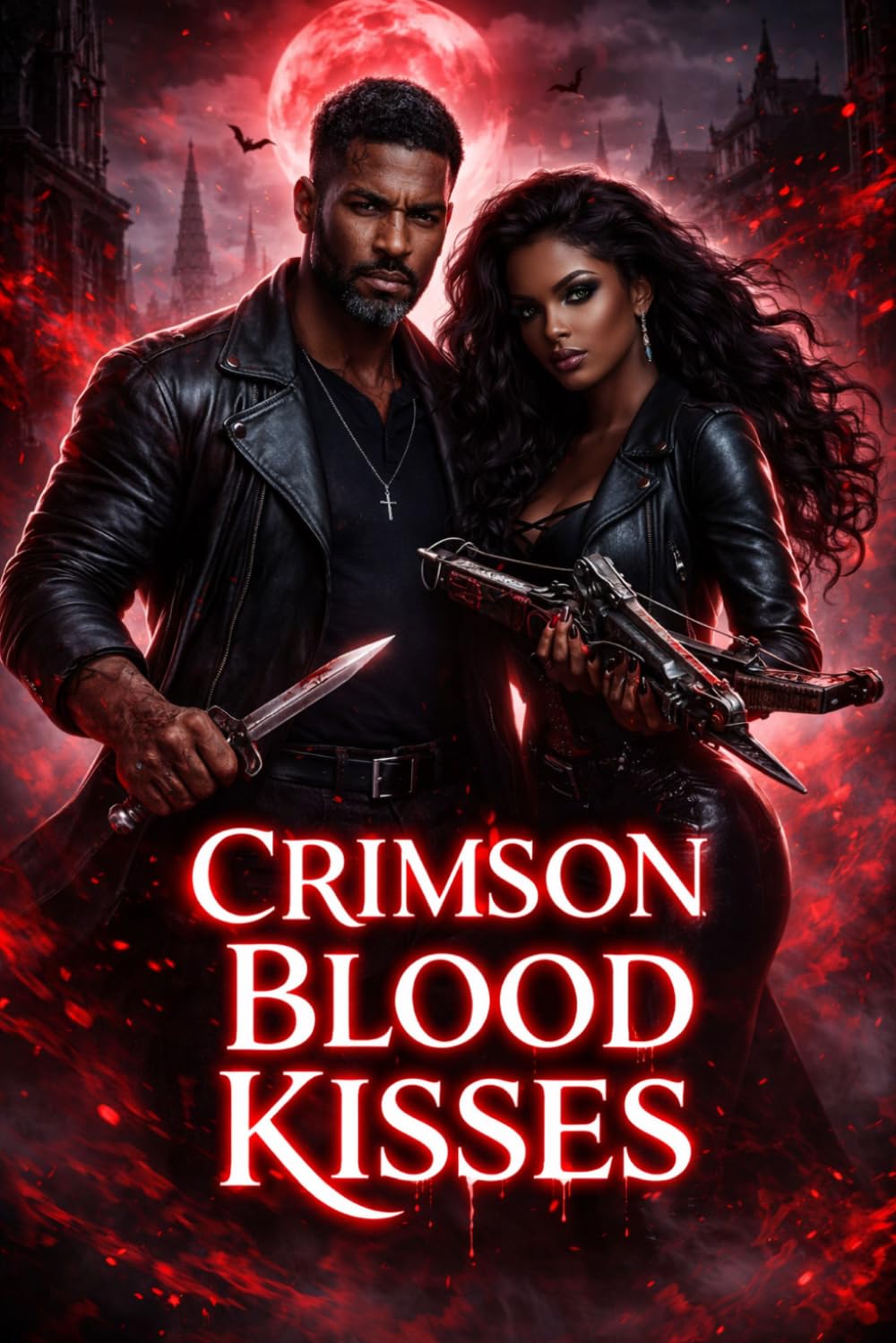 Crimson Blood Kisses: A Dark Urban Vampire Romance of Obsession, Secrets, and Seduction