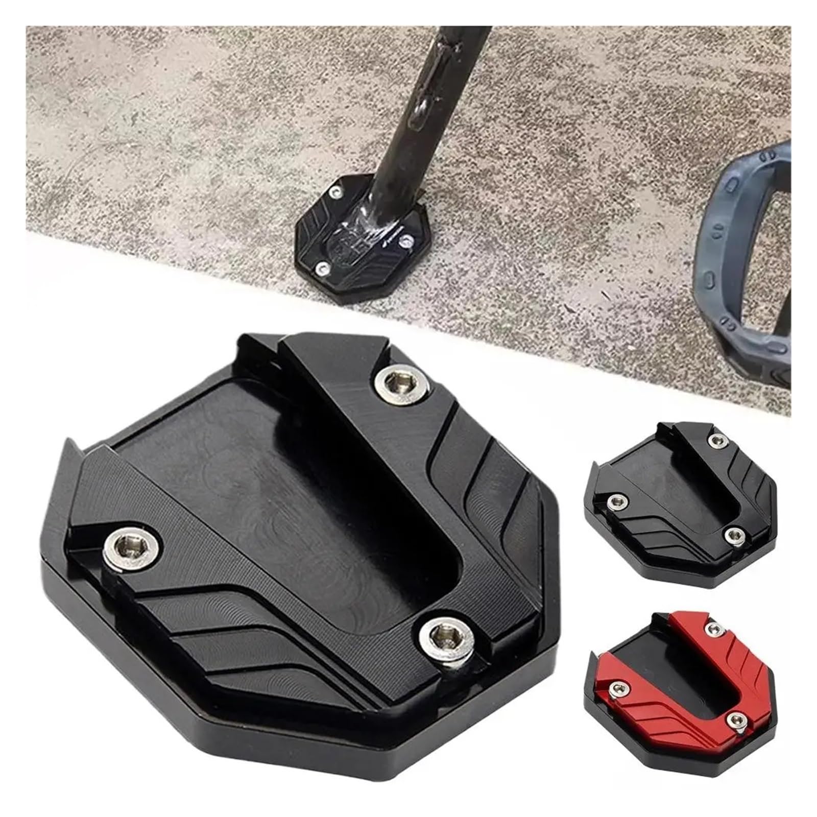 Piastra cavalletto moto Lega di alluminio Estensione (B)