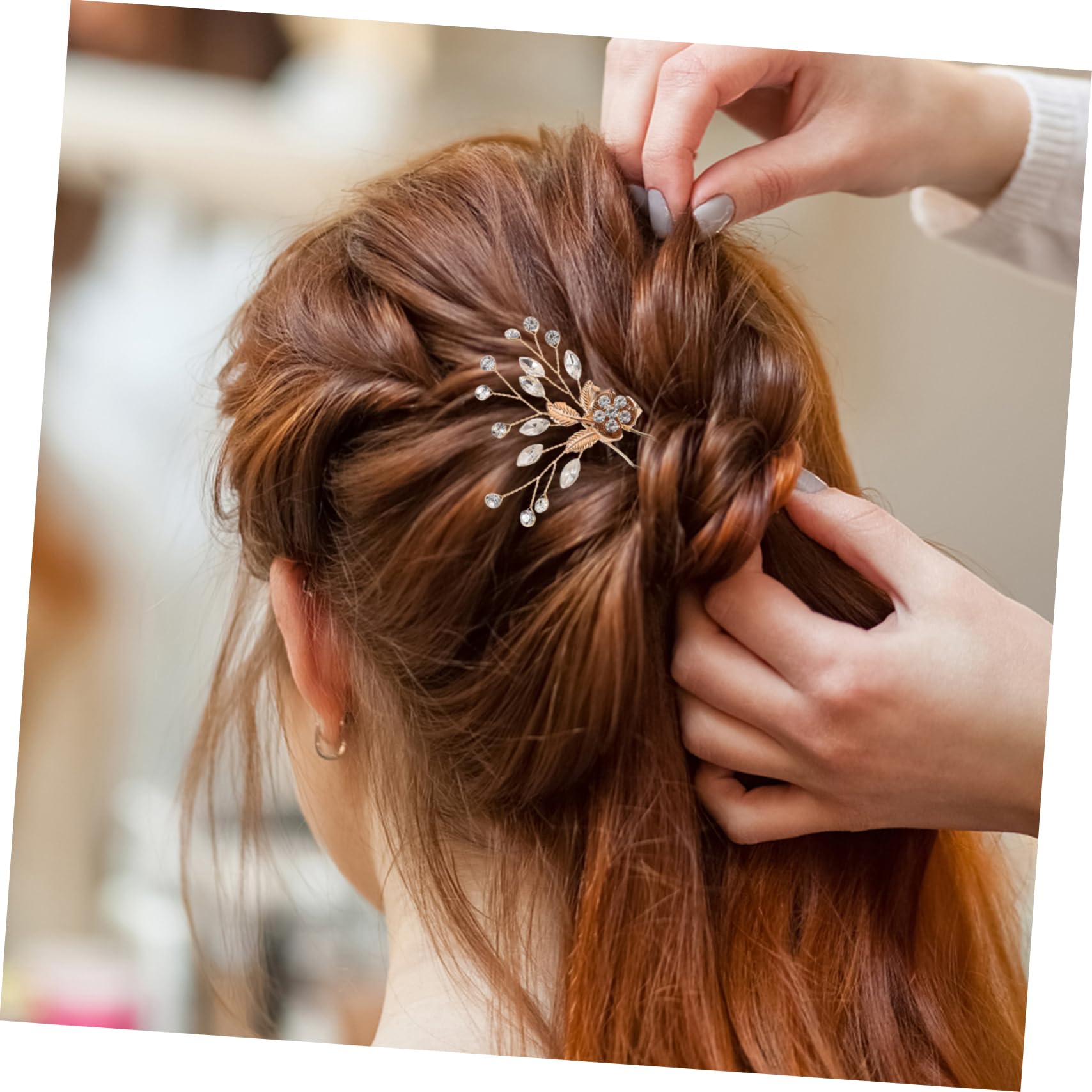 Didiseaon 10 Piezas Tocado De Novia Horquilla De Plata Conjunto De 2 Horquillas De Pelo De Boda Pasador De Pelo Para Mujeres Accesorios Para El Cabello Decoraciones Para El Cabello Para