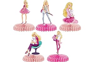 5pc Barbi Party Centerpieces