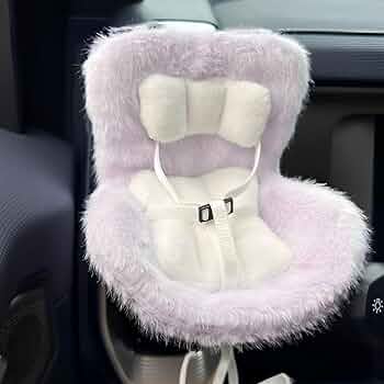 Car Seat For Dolls, Doll Seat With Glasses Design, Soft And Comfortable, Easy To Install, Plush Car Interior Decor For Display Doll Accessories