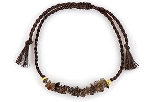 Natural Smokey Quartz Chips Braided Bracelet: A Talisman for Healing, Protection, and Style