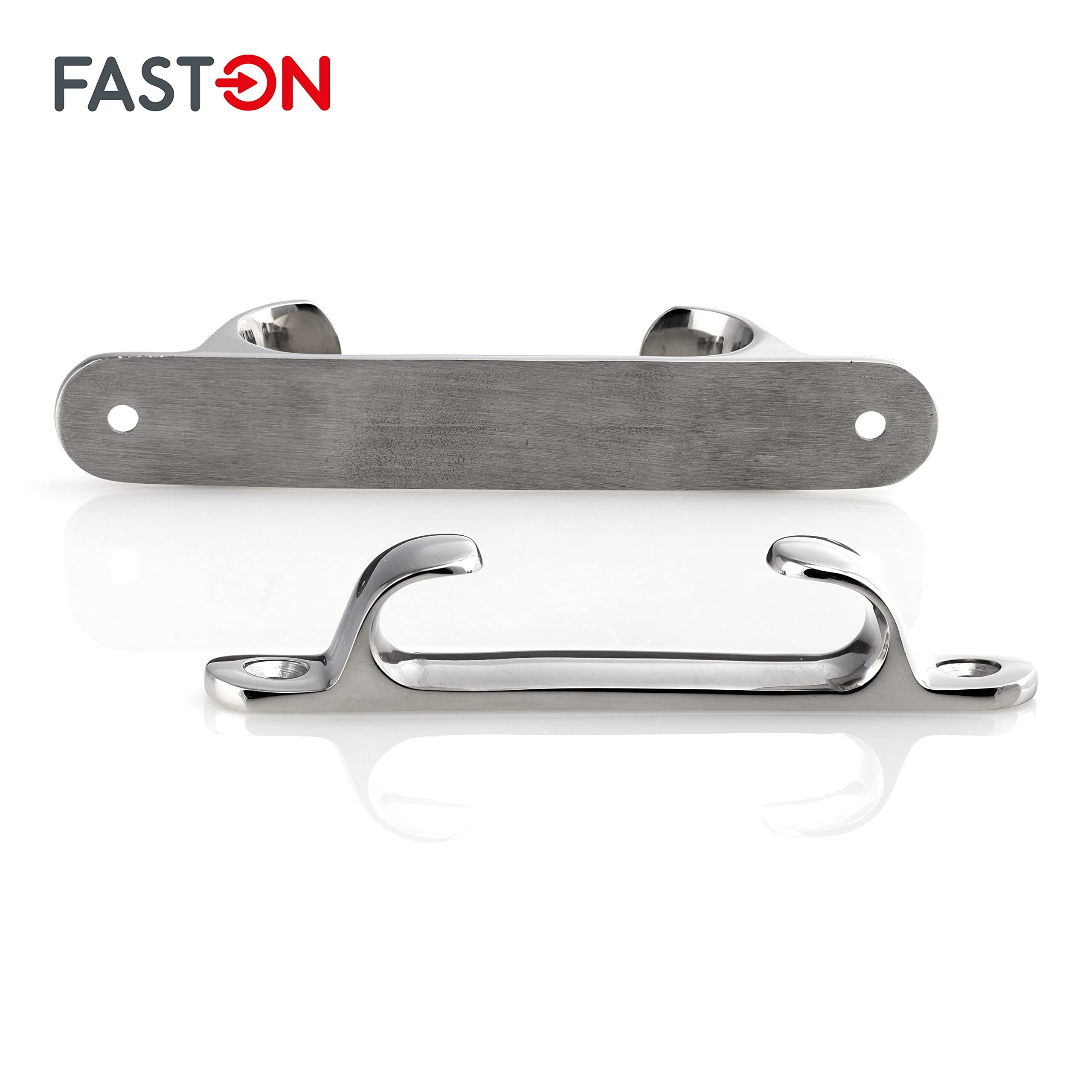 FASTON® Lippklampe Gerade Edelstahl A4 V4A Festmacherklampe Belegklampe Klampe Festmacher