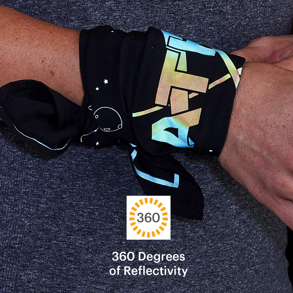 Nathan Reflective Bandana for Running and all Outdoor Activities/Sports. For Men and Women.