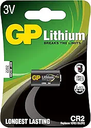 Bateria Lithium Photo GP 3V, Blister com 1 unidade (CR2-C1)