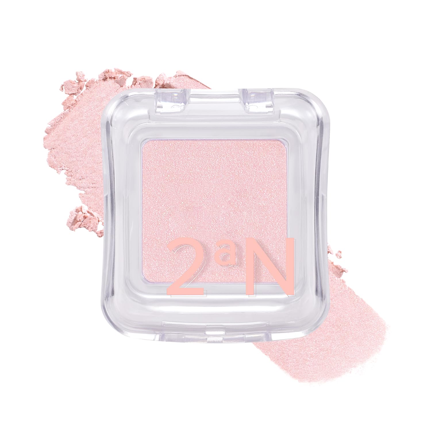 2aN Pure Glass Highlighter ND02 Clear  Glass-Like Sheen Powder Highlighter for a Natural, Radiant Glow | Buildable, Long-Lasting, Lightweight Formula (0.8oz) CLEAR 0.8 Ounce (Pack of 1)