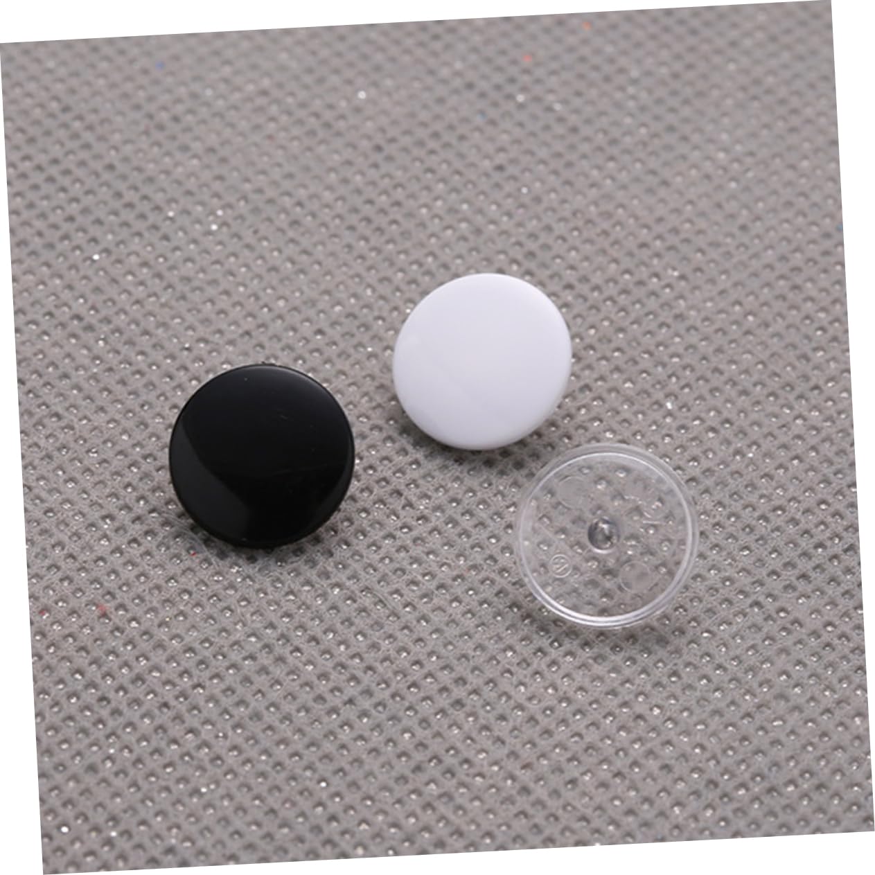 SHINEOFI 300juegos Botones De Presión De Plástico Transparente De Broches Para Ropa Accesorios De Costura Para Baberos y Ropa Infantil