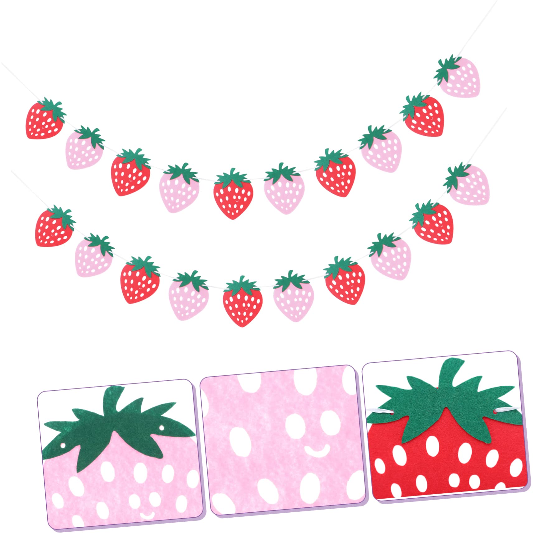 UPKOCH 8juegos Guirnalda De Para Cumpleaños De Pancartas Colgantes De Cumpleaños Decoración De Fiesta Infantil Banderines De Fieltro Para Celebraciones