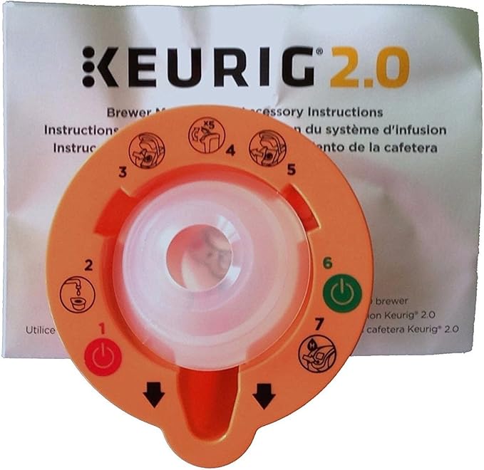 Keurig 4335457458 2.0 Needle Cleaning Tool, kkk, Orange Home & Kitchen