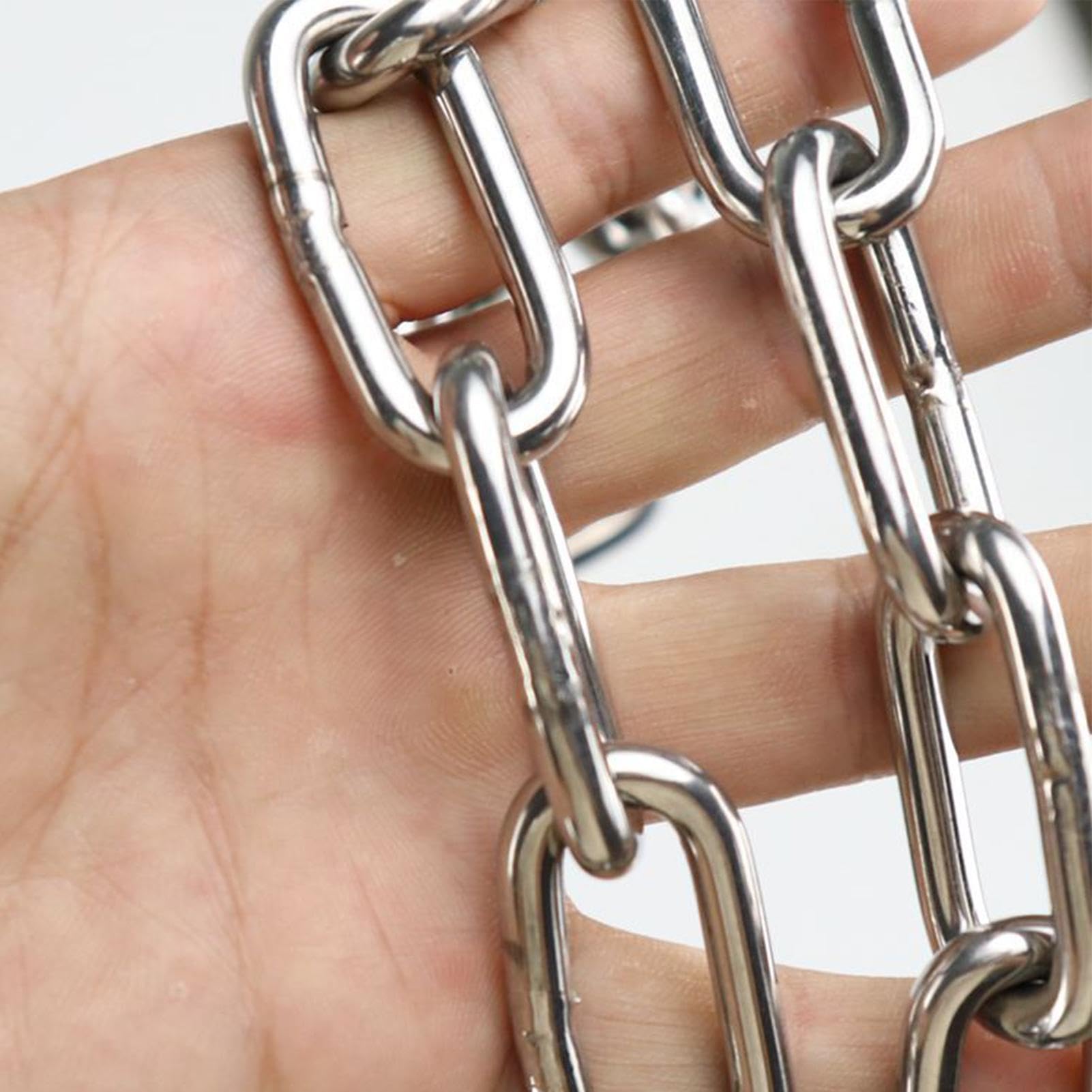 Catene da Boxe per Sacco da Boxe, Gancio per Catena per carichi Pesanti,Catena con Gancio di Collegamento | Supporta Gancio per Sacco da Boxe da 154 libbre, Catene Metalliche con Ganci, Rotazione 36