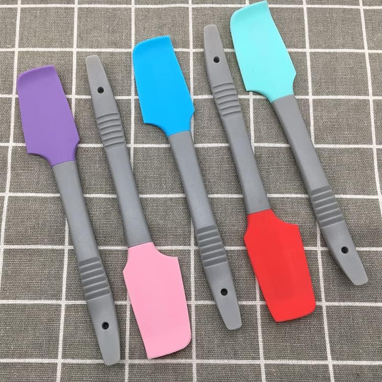 Miniatura 2 de Juego de mini espátula curvada de cocina raspador de silicona tarro de alimentos espátula curvada para cocinar hornear glasear o mezclar