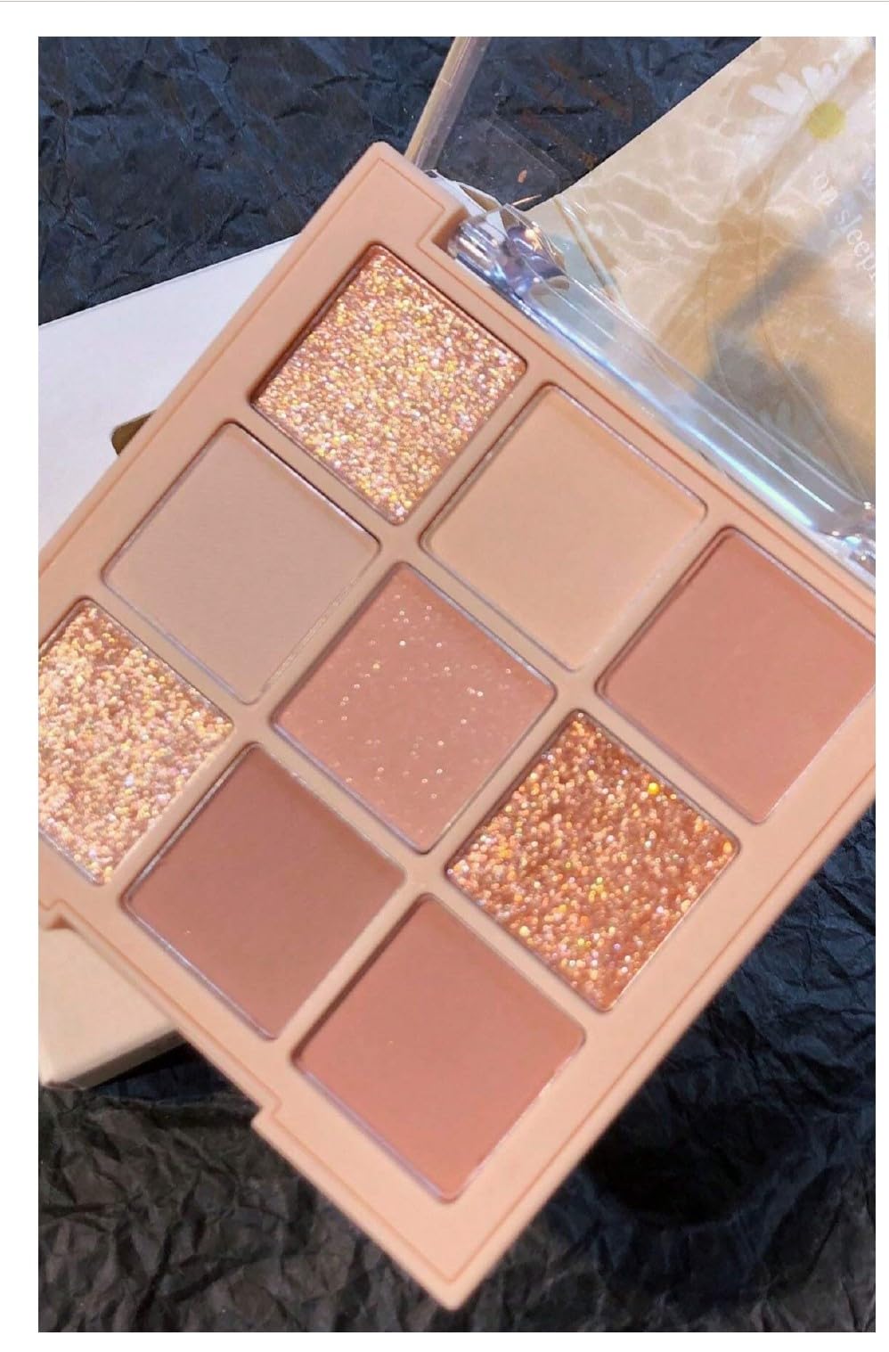 Diklau Eyeshadow Palette, Brown 9 ألوان لوحة ظلال العيون, متين مادة & متلألأ ظلال العيون مكياج