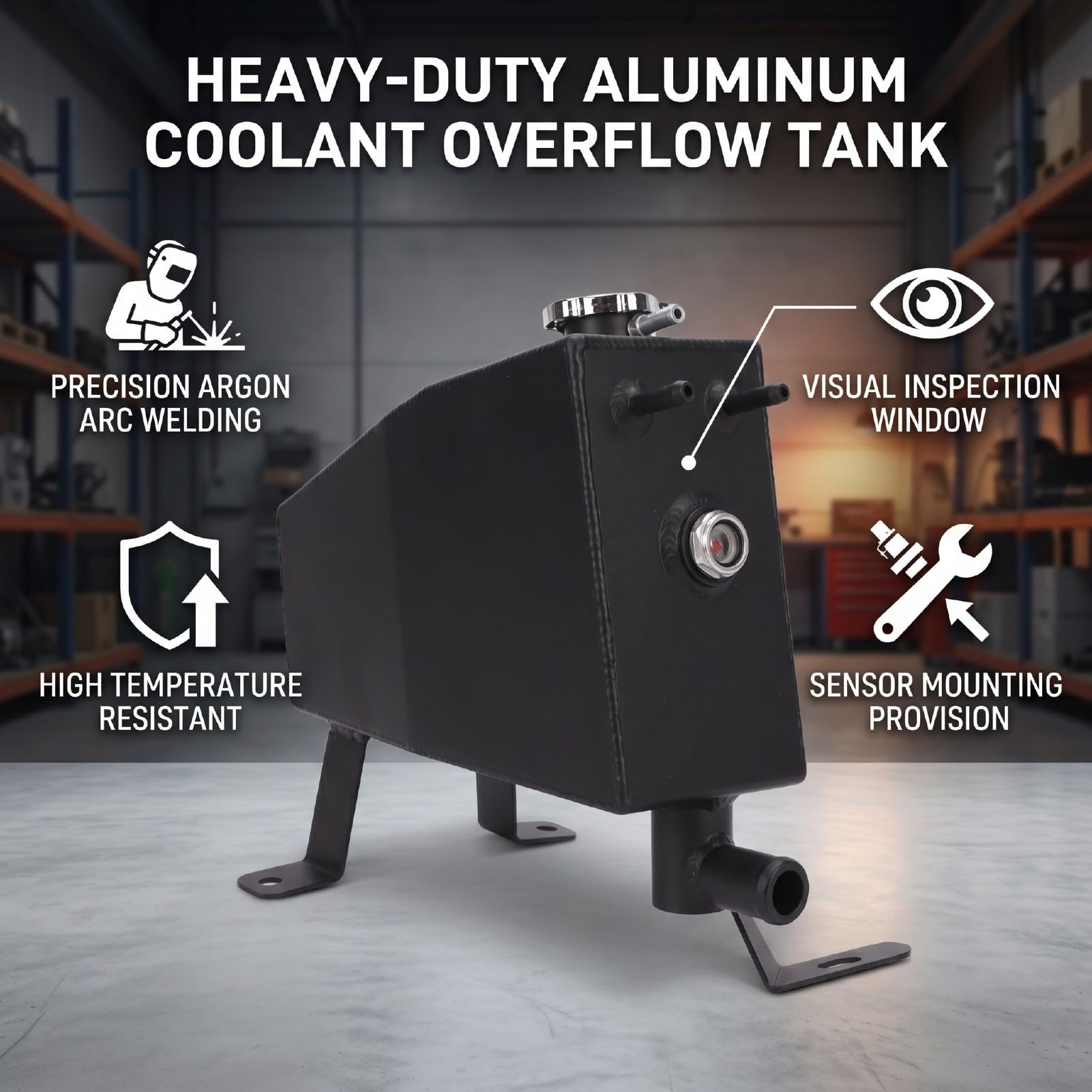 aqxreight Zbiornik Płynu Chłodzącego Stop Aluminium Silverado 1500 2500HD