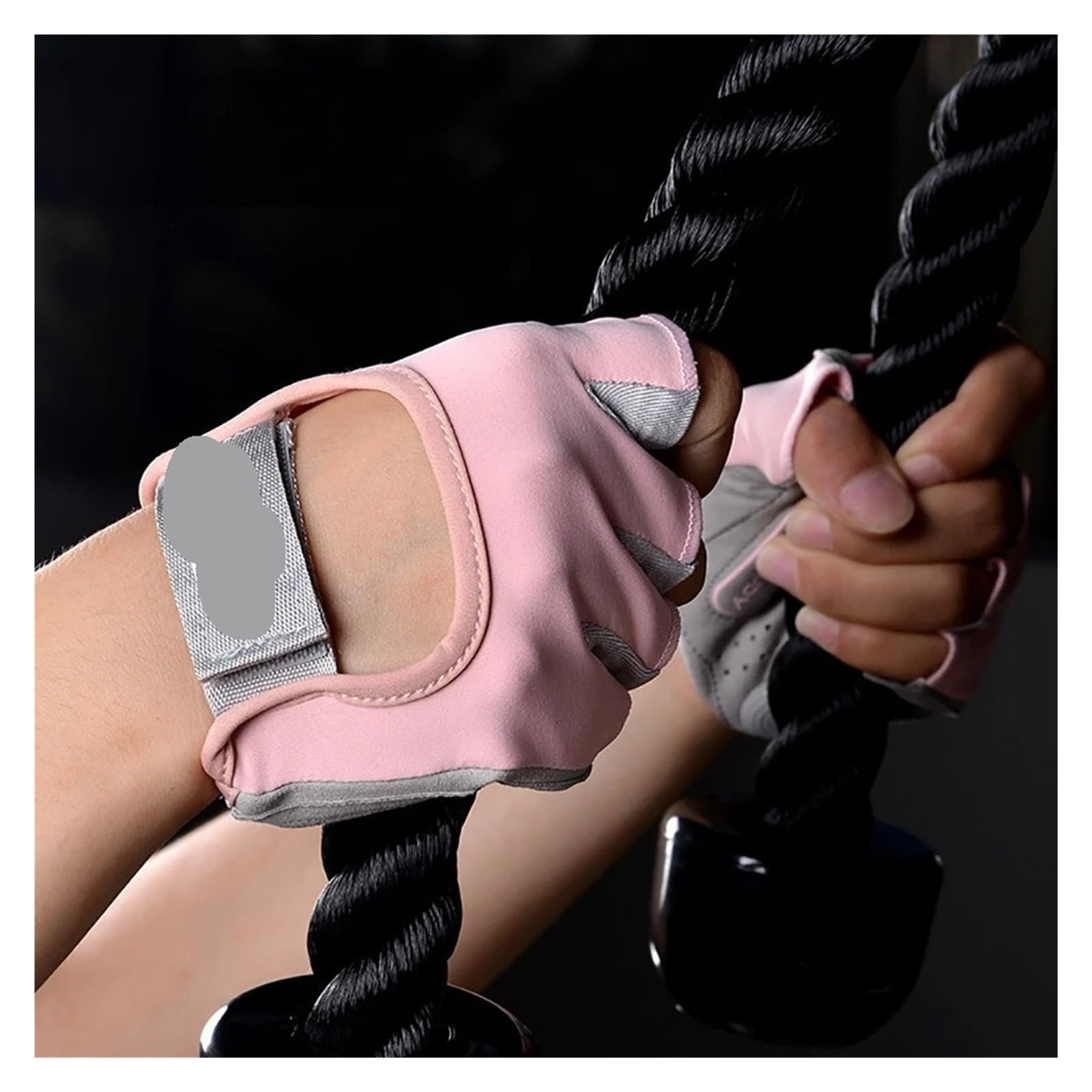 Guanti Palestra 1 Paio di Guanti da Palestra for Allenamento for Body Building, Guanti Sportivi for Sollevamento Pesi, Guanti Antiscivolo for Donne e Uomini, Guanti da Yoga(Pink,L)