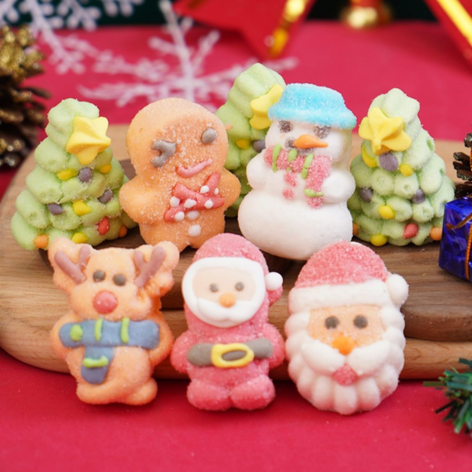 Amazon.co.jp: クリスマス お菓子 詰め合わせ マシュマロ 個包装 500g