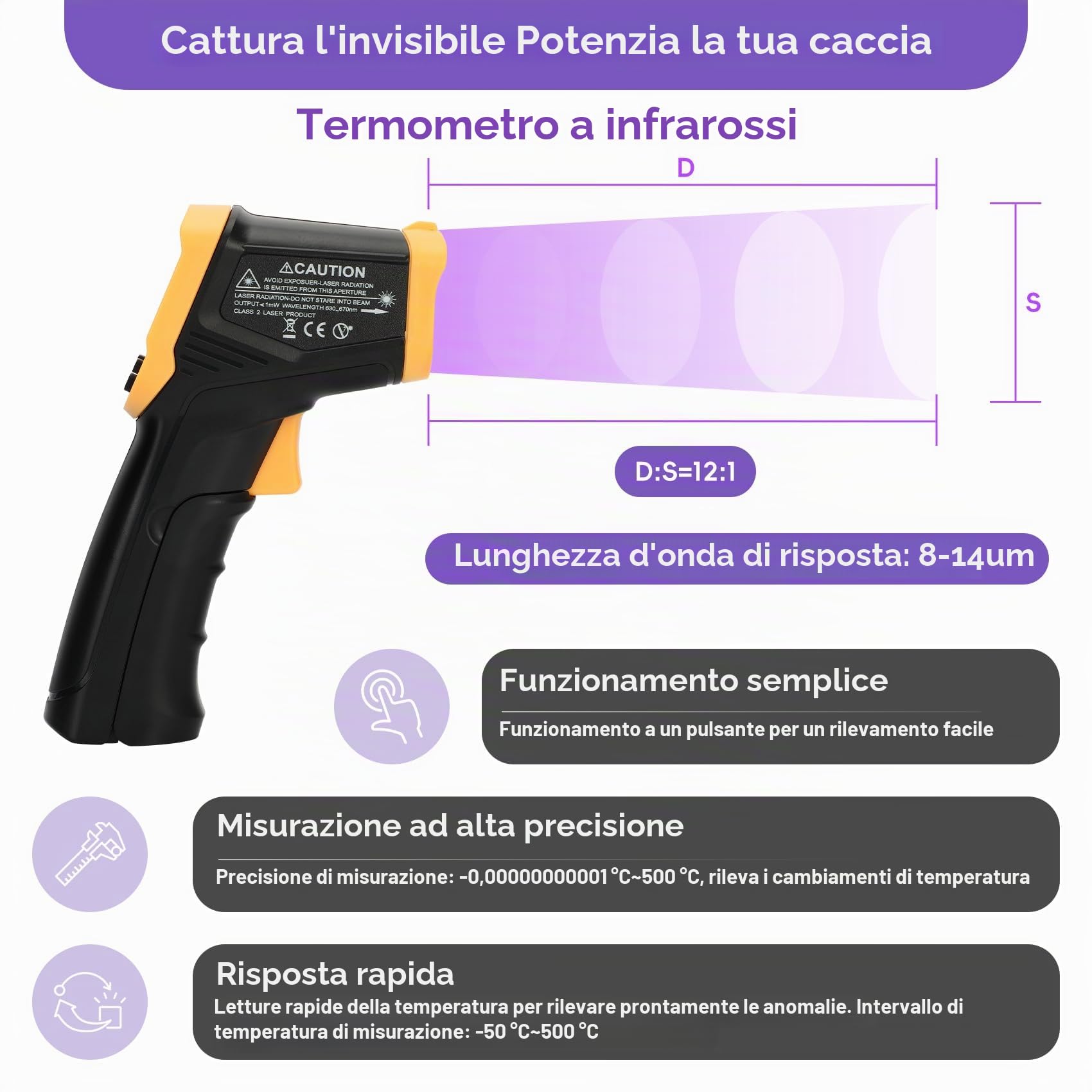 Kit da caccia fantasma da 11 pezzi con 1 misuratore EMF, 1 registratore EVP, 1 Spirit Box, 1 altoparlante, 1 termometro a infrarossi, 1 luce UV, 2 aste di rilevamento in ottone, 2 palline LED per