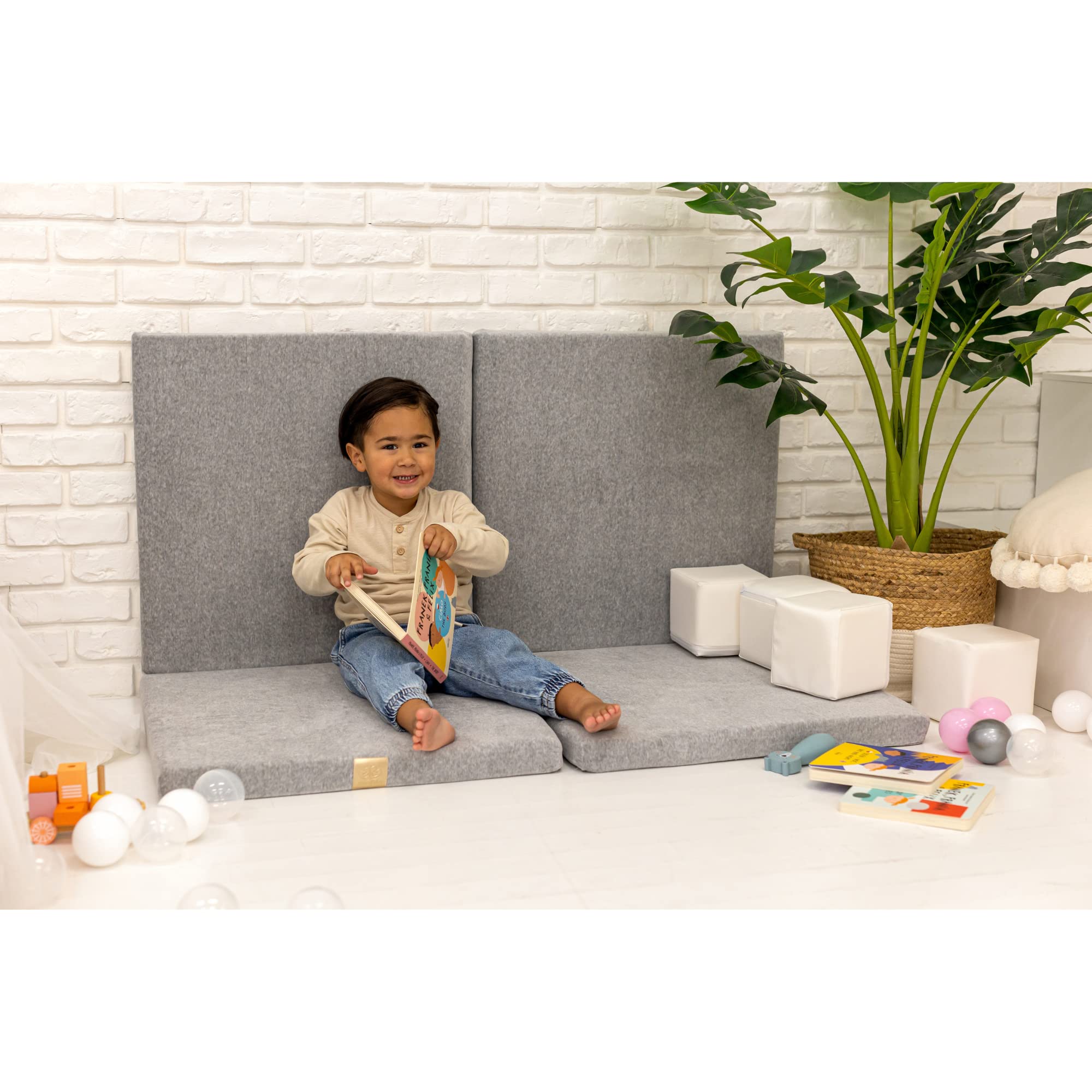 Grote opvouwbare speelmat | Hoge kwaliteit | 5 cm dik | Kleur Roze