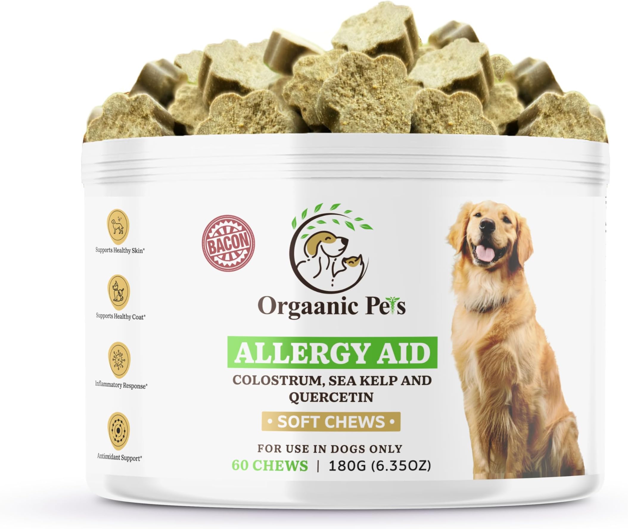 Dog Allergy Tablets PET Allergy Relief for Dogs and