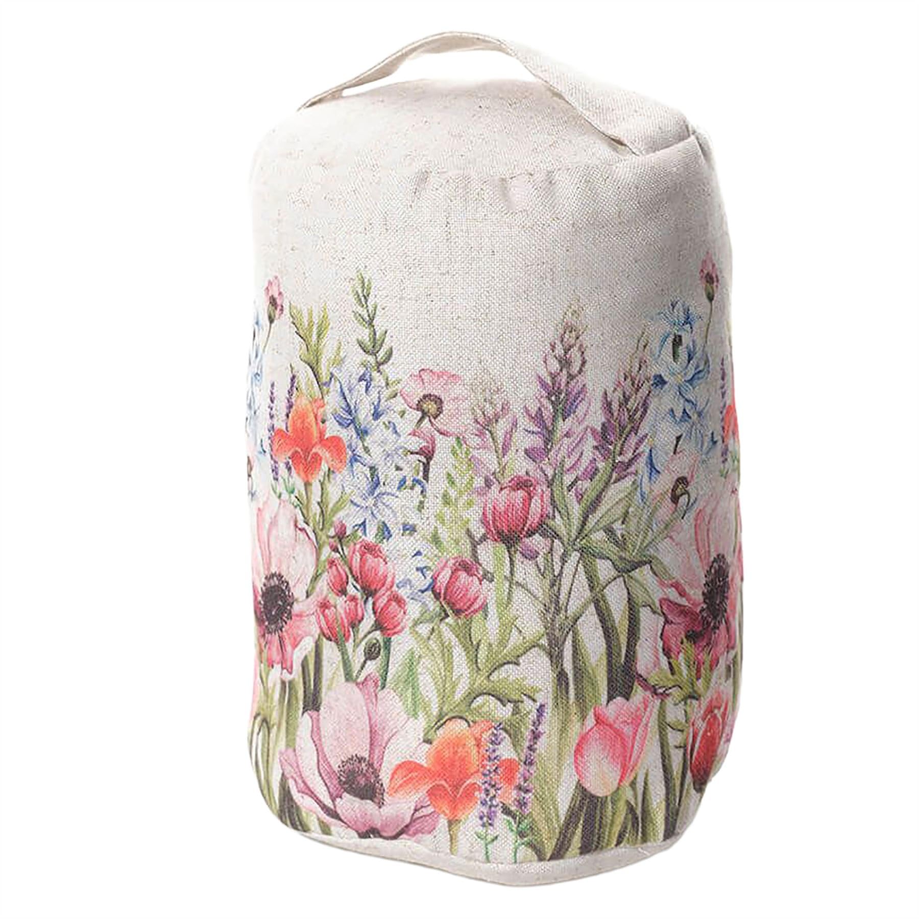 Carousel Home Multicoloured Floral Serenade Door Stop, Wildflower Fabric Doorstop, 1Kg Country Style Home Door Stopper - 23Cm