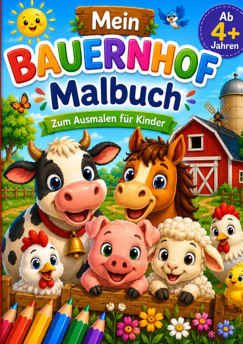 Bauernhof Malbuch