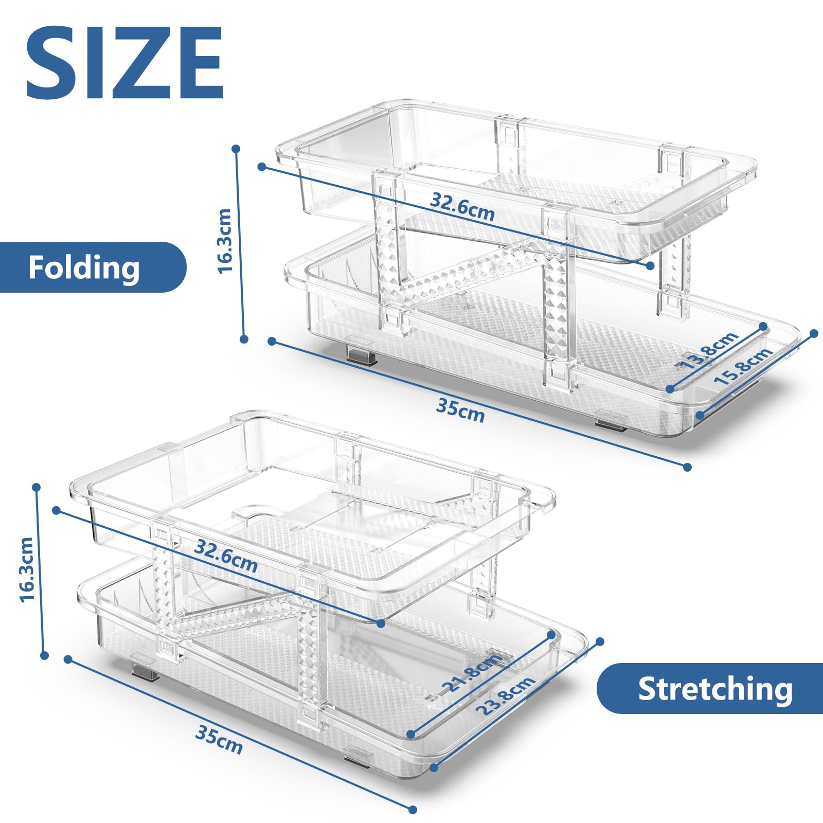 Distributeur Canettes ANHOW DISTRIBUTEUR CANETTE Frigo Grande Capacité Rangement Canette Porte Boissons Glissante