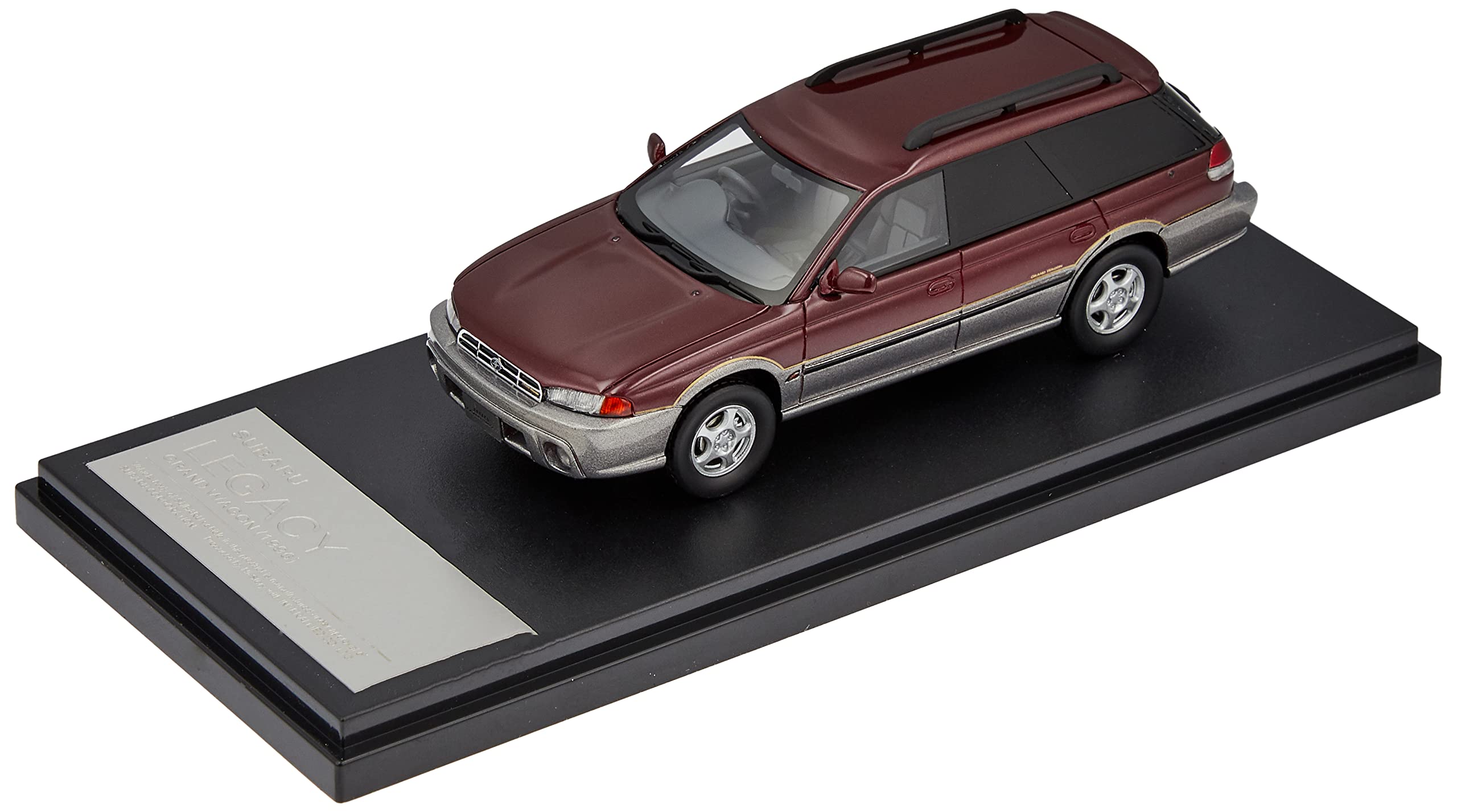 Hi Story HS324RE 1/43 Subaru Legacy Grand Wagon (1996) Deep Red