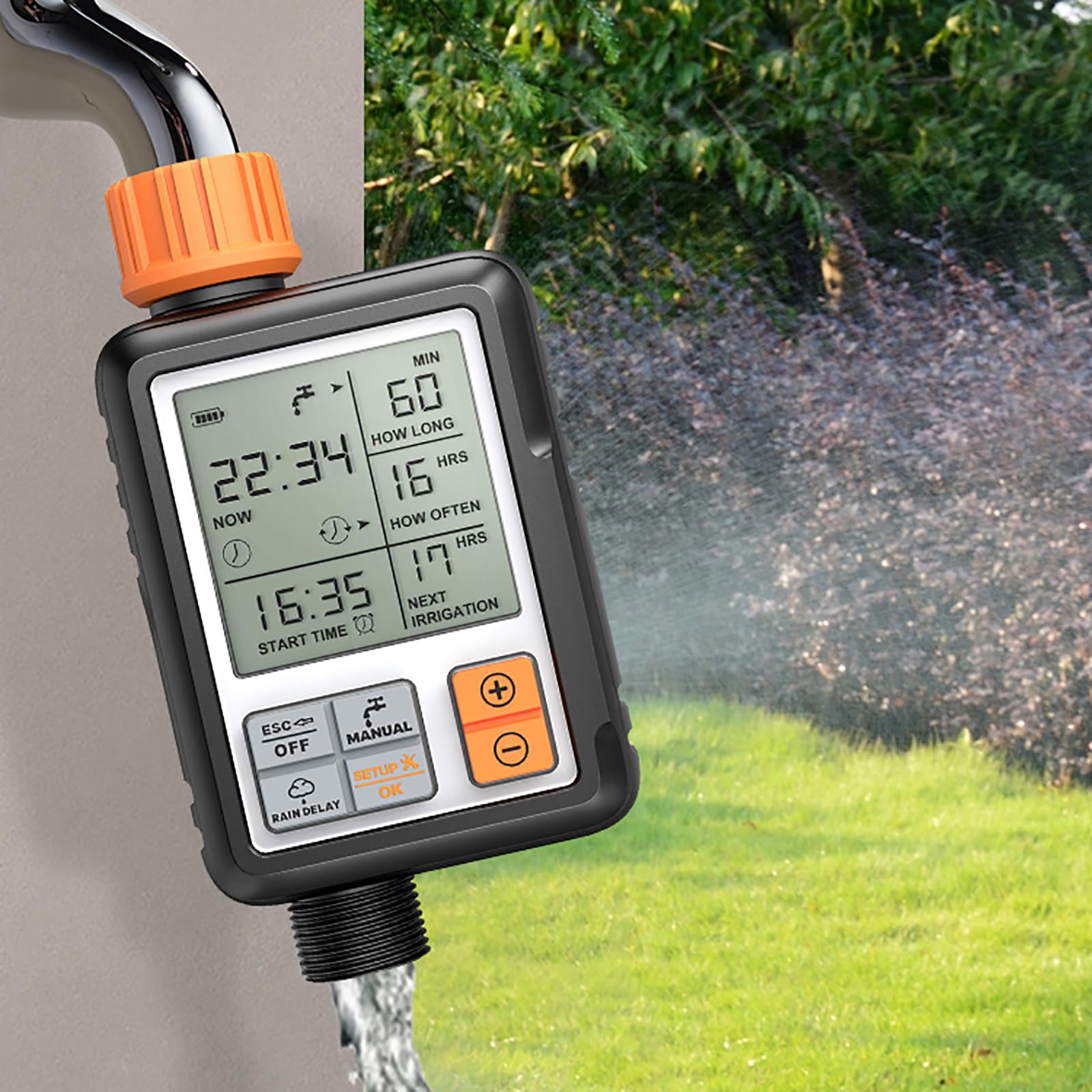 Dispositivo di irrigazione Automatico, Timer Automatico dell'Acqua, Timer regolatore di irrigazione Automatico Rubinetto Timer di irrigazione Meccanico