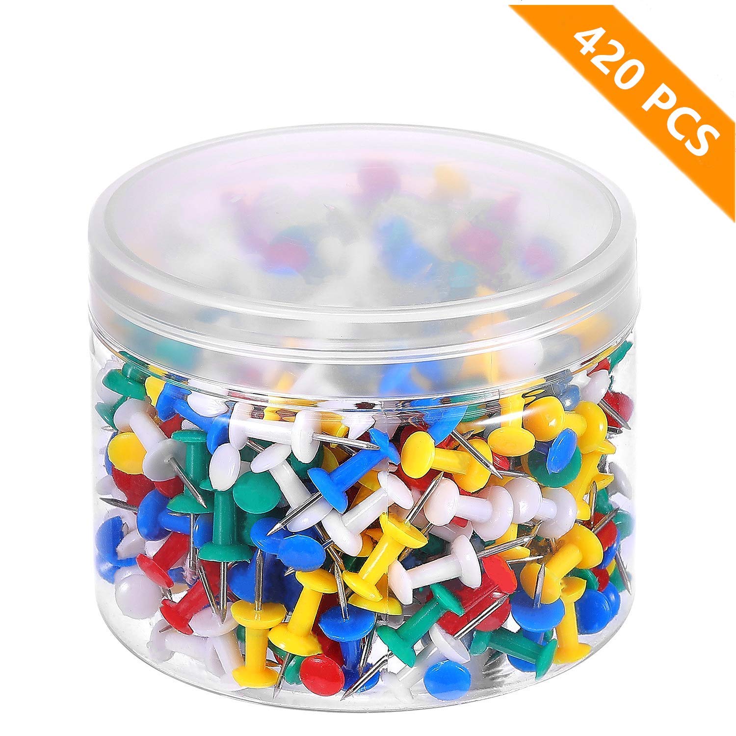 Buy WenTao 420PCS Push Pins, Assorted Colors Thumb Tacks, Premium