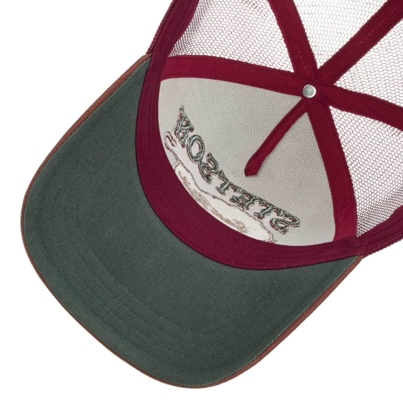 Stetson Czapka Trucker The PlainsKobiety/Mężczyźni - baseball cap basecap curved brim Snapback, Z daszkiem, daszkiem wiosna-lato jesień-zima Wiosna Lato Jesień Zima - One