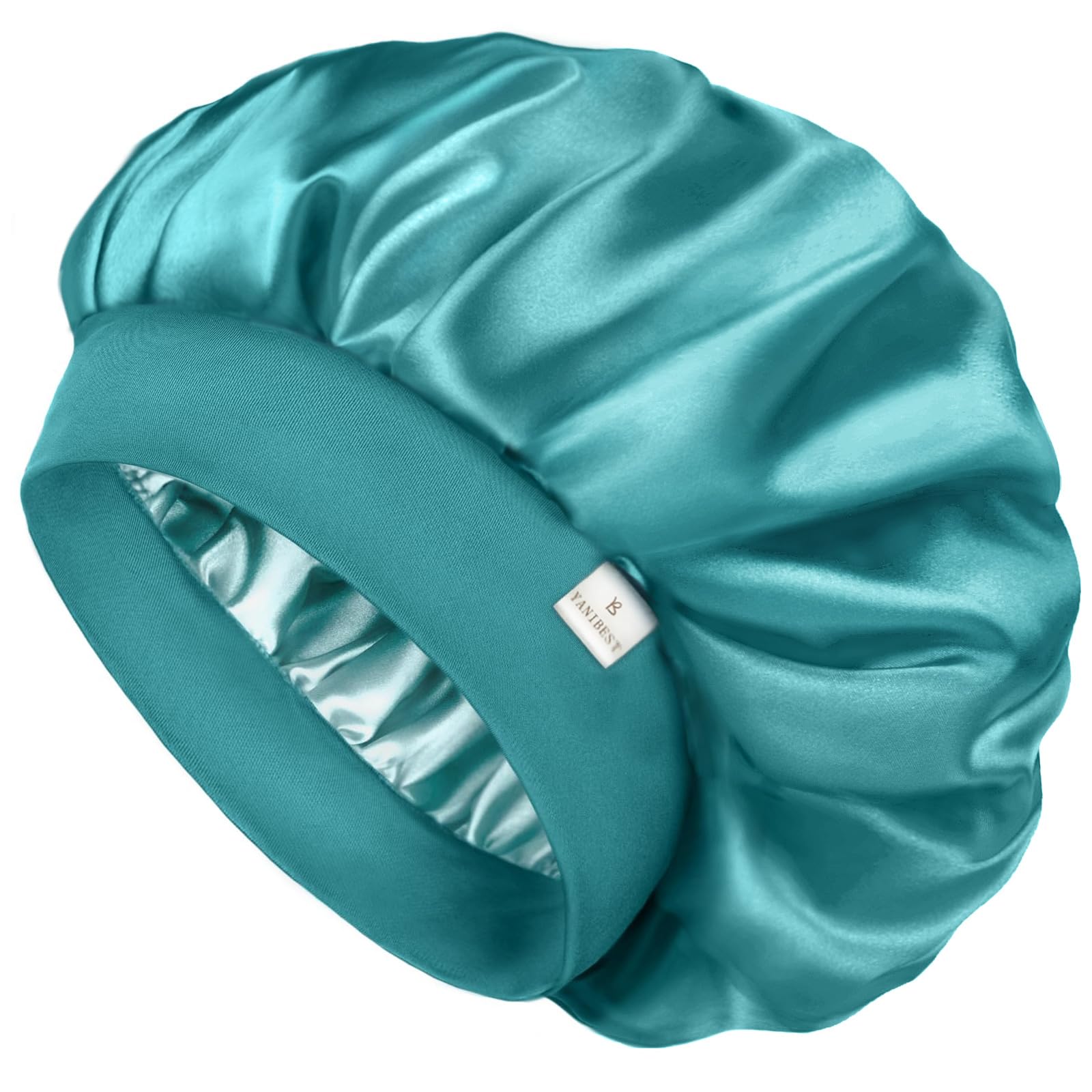 YANIBEST Soft Satin Bonnet for Men Women, Sleep Cap to Maintain Moisture