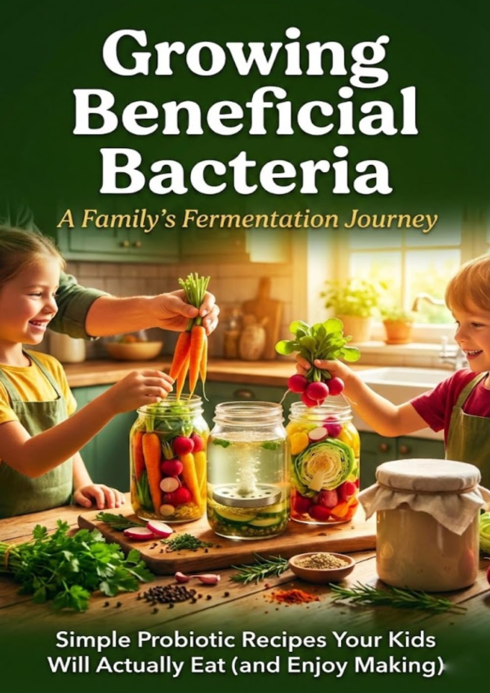 Growing Beneficial Bacteria: A Family's Fermentation Journey: Simple Probiotic Recipes Your Kids Will Actually Eat (and Enjoy Making)