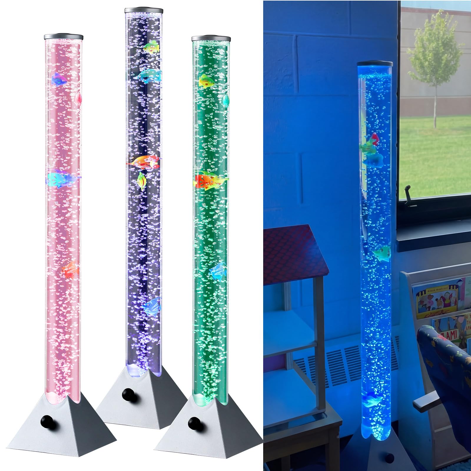View 1 of ***STOCK PHOTO REFERENCE ONLY***t Sensory Bubble Tube Lamp, Sensory Light