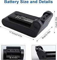 Acumulator de schimb OPAHUTER 21.6V 4600mAh XBATR640EU pentru aspirator Shark IP1251 IP1250 IP1255 IP1251C IP1220 IP3251 IP1220C IP3251C IP3225 IP3124 IP3252 4