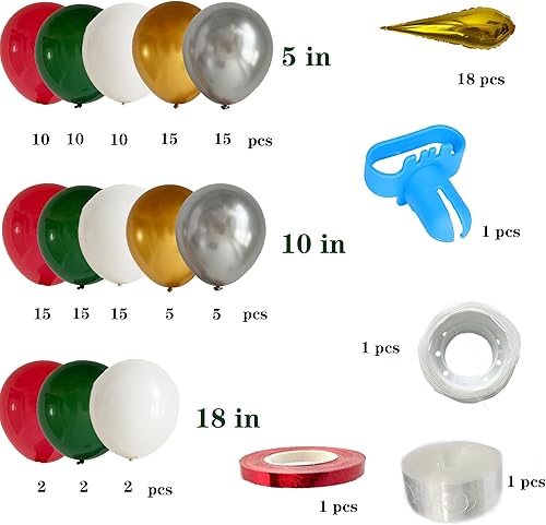 Vista 31 de 136 globos de aluminio para fiesta del 4 de julio, globos de papel de aluminio con bandera de estrella roja, blanca y azul para el Día