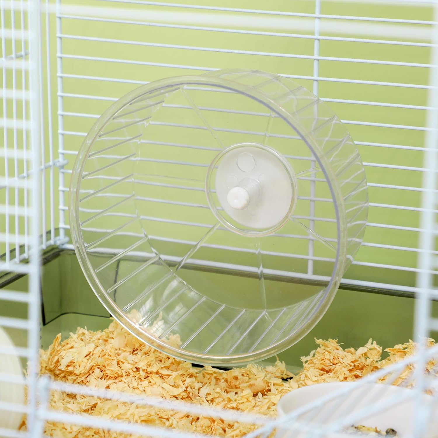Gray 2-Level Hamster and Gerbil Cage with Tubes and Accessories