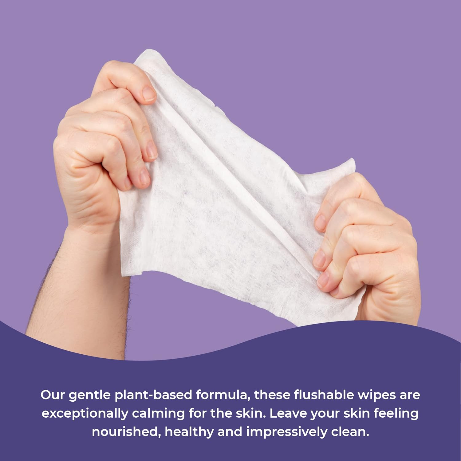 Bim Bam Boo Premium Toilet Paper and Flushable Wet Wipes Bundle