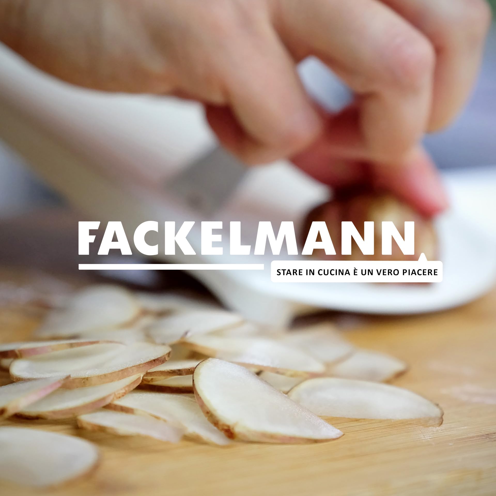 Fackelmann Mandolina Affetta Verdure lama regolabile acciaio Inox 1-6 mm 32x12x3,5 cm