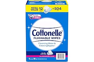 Cottonelle FreshCare Flushable Wipes 504 Count: The Ultimate in Clean and Comfort
