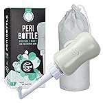 Cynpel Peri Bottle - Portable Bidet Kit - Travel Perineal Wash Handheld Squeeze Bottles - Postpartum and Labour Essentials for Women - Post Birth Spray Care After Childbirth - Gray