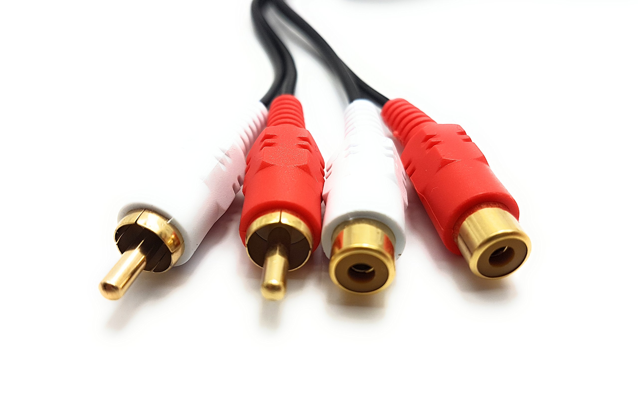 Prolunga Cavo RCA Stereo Goobay 10m - Per Audio E Hi-Fi | 2 Spine + 2 Prese - Foto 3