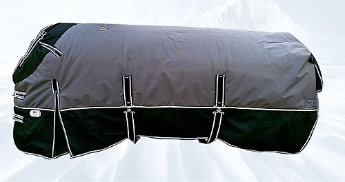 Miniatura 4 de Majestic Ally Manta de nailon Ripstop 600 D con cobertura impermeable, pesada, resistente a la lluvia y a la intemperie, para otoño o clima frío en