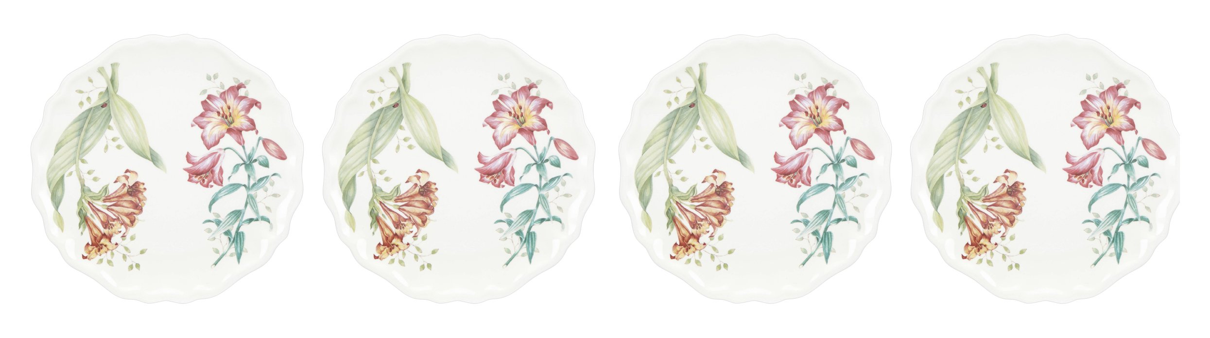 Lenox 871794 Butterfly Meadow service de table 12 pièces en mélamine multicolore